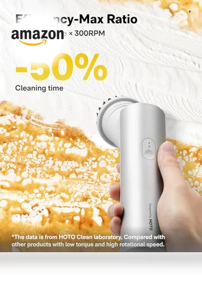 Electric Spin Scrubber — Brushes, HOTO