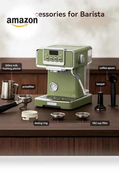 Espresso Machine with LCD Display — Espresso Machines, Neretva