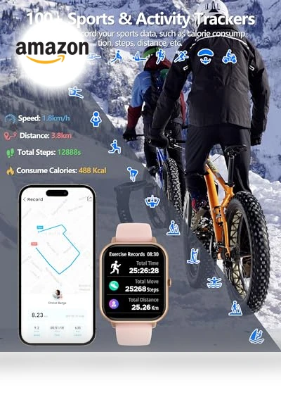 Fitness Tracker Smart Watch — Smartwatches, RLQA