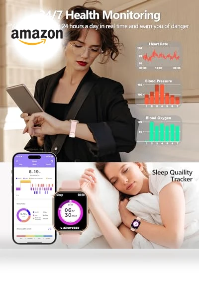 Fitness Tracker Smart Watch — Smartwatches, RLQA