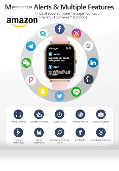 Fitness Tracker Smart Watch — Smartwatches, RLQA