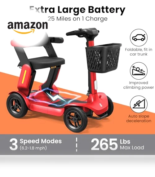 Foldable Mobility Scooter — Push Scooters, Glashow