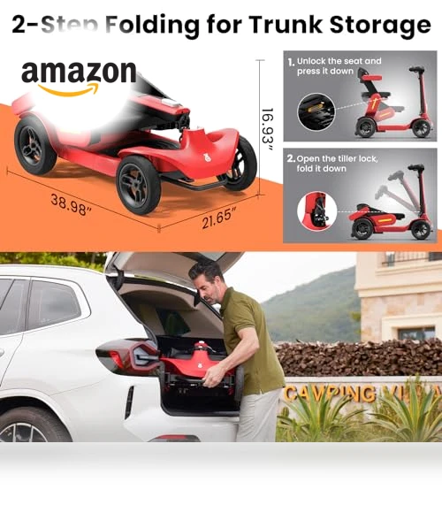 Foldable Mobility Scooter — Push Scooters, Glashow