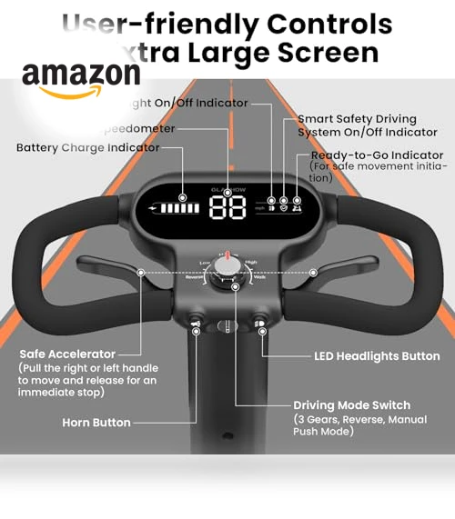 Foldable Mobility Scooter — Push Scooters, Glashow