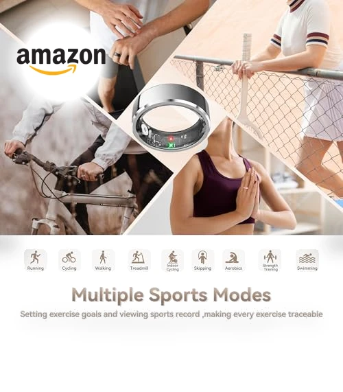 Health Fitness Tracker Smart Ring — Smart Rings, FFFITNES