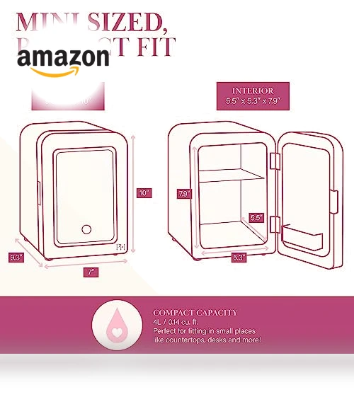 Mini Refrigerator and Personal Beauty Fridge — Mini Fridges, Epoca