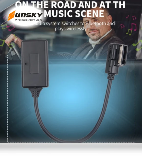 MMI 3G AMI Bluetooth Audio Cable Wiring Harness — Stereo Receivers