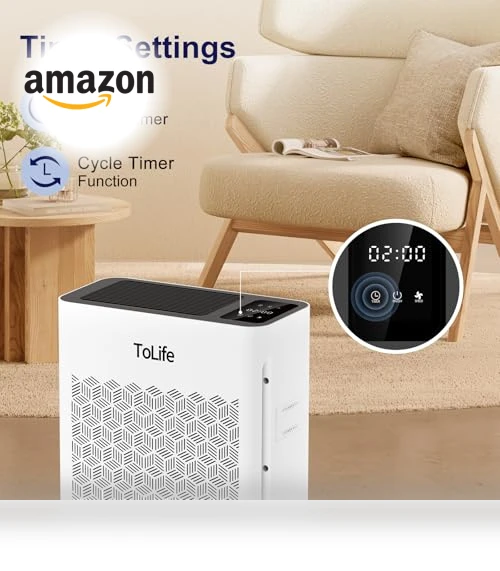 Powerful Air Purifier for Home Large Room — HEPA Air Purifiers, ToLife