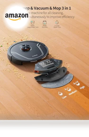 Robot Vacuum and Mop Combo — Smart Cleaning Robots, HONITURE
