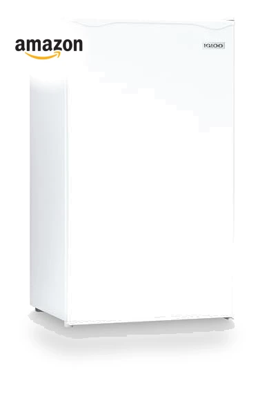 Single Door Compact Refrigerator with Freezer — Mini Fridges, Igloo
