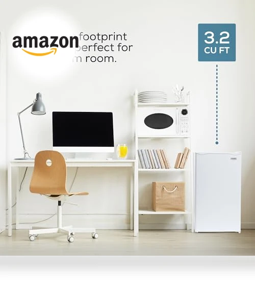 Single Door Compact Refrigerator with Freezer — Mini Fridges, Igloo