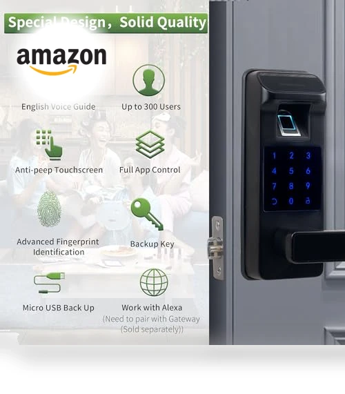 Smart Door Lock — Keyless Entry, HARFO