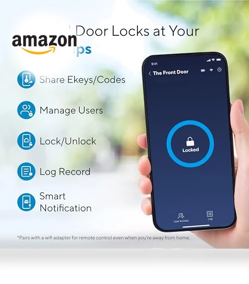 Smart Lock with WiFi Bridge — Keyless Entry, ULTRALOQ