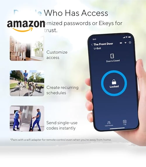 Smart Lock with WiFi Bridge — Keyless Entry, ULTRALOQ