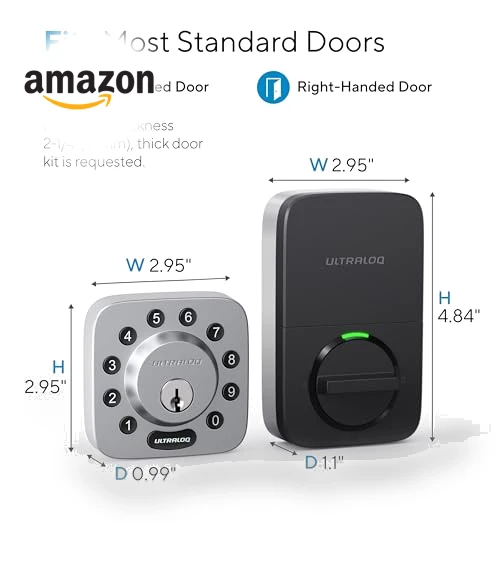 Smart Lock with WiFi Bridge — Keyless Entry, ULTRALOQ