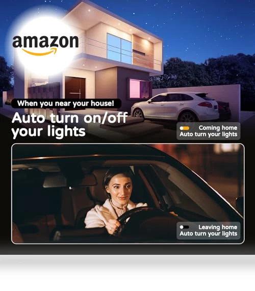 Smart RGB Ceiling Light — Overhead Lighting, KYFGDLA