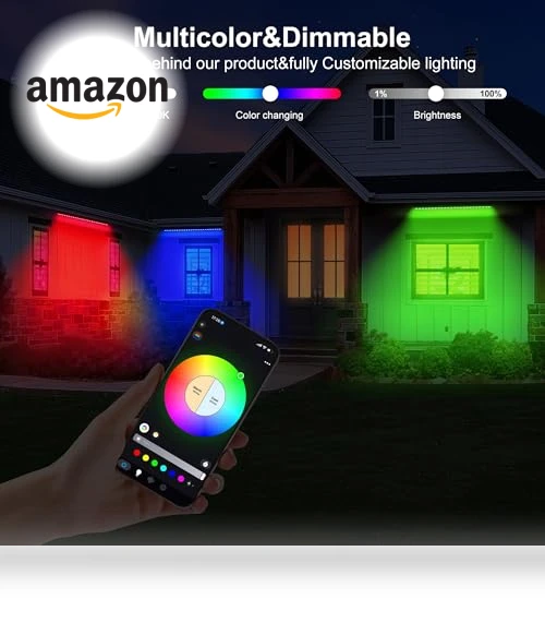 Smart RGBCW Wall Washer Lights — Garden Illumination, Jabbatek