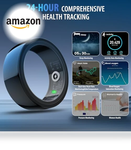 Smart Ring Health Tracker — Fitness Bands, Uni-Green