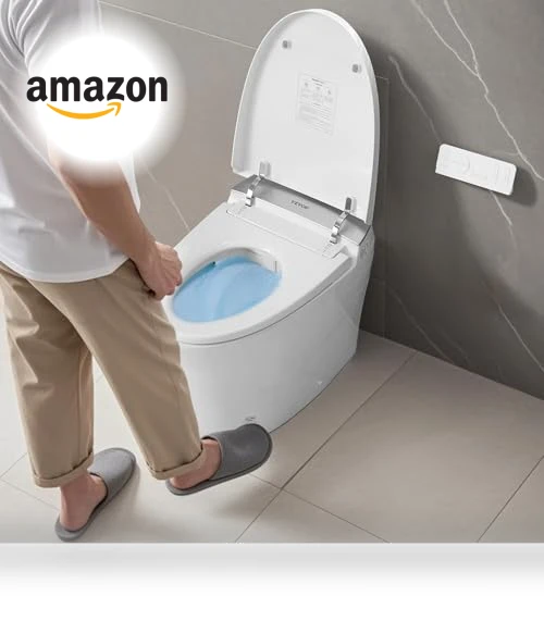 Smart Toilet with Heated Seat and Auto Freshening System — Bathroom Essentials, VEVOR