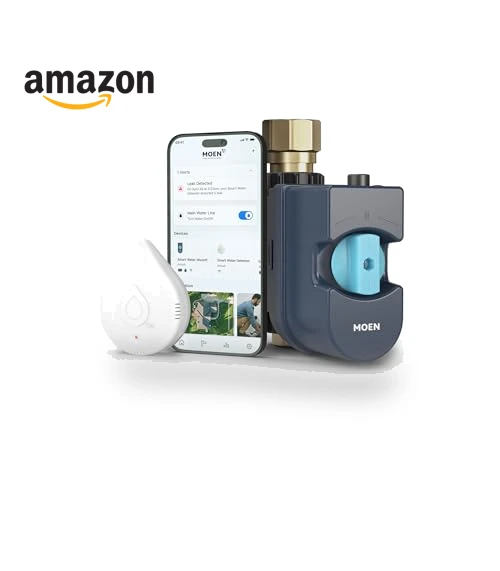 Smart Water Shutoff with Smart Water Detector — Water Leak Detection Systems, Moen