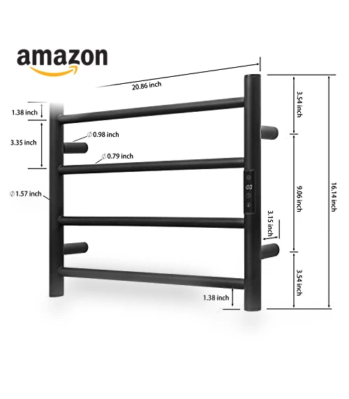 Smart WiFi Towel Warmer Wall Mounted — Towel Warmers, KEG