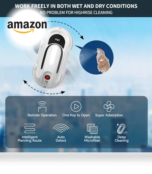 Smart Window Cleaner Robot — Smart Cleaning Robots, FILY