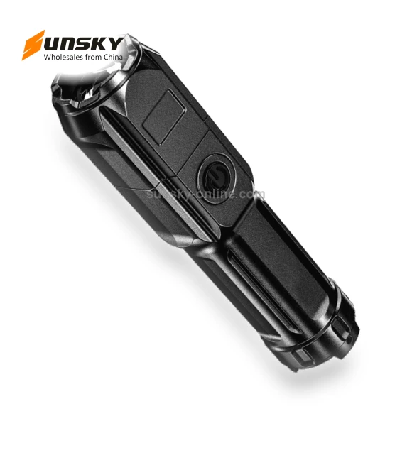 Telescopic Focusing Three-gear Bright LED Flashlight — Flashlights, Smiling Shark