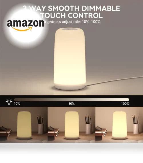 Touch Bedside Table Lamp — Desk & Table Lighting, ROOTRO