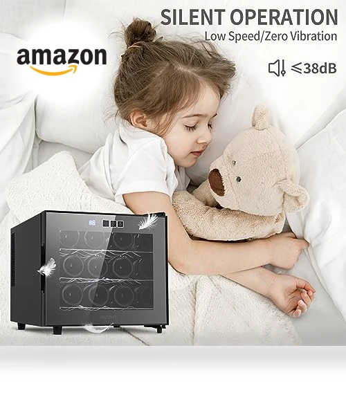 Upgrade 12 Bottle Wine Fridge — Drink Coolers, JINJUNYE