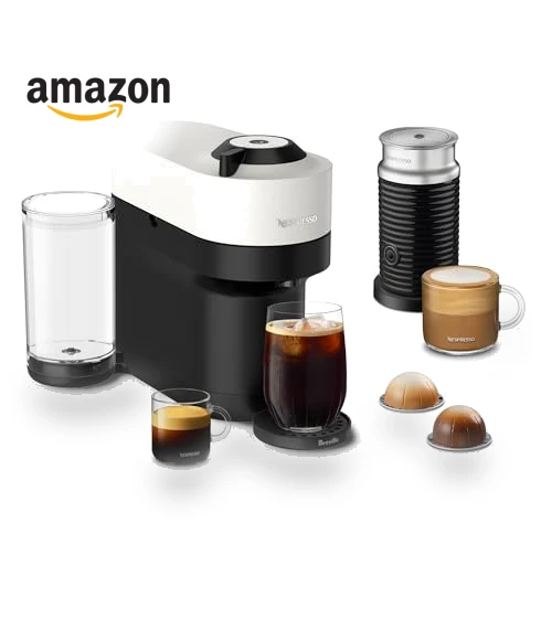 Vertuo Pop+ Coffee and Espresso Maker with Milk Frother — Single-Cup Coffee Makers, Nespresso