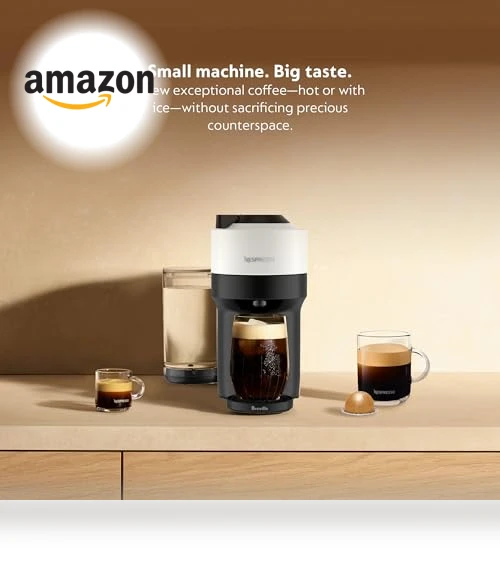 Vertuo Pop+ Coffee and Espresso Maker with Milk Frother — Single-Cup Coffee Makers, Nespresso