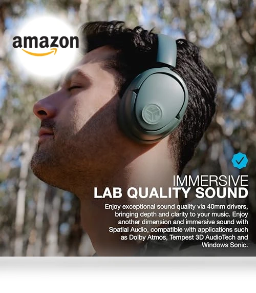 Wireless Headphones with Active Noise Cancelling — Over-Ear Headphones, JLab