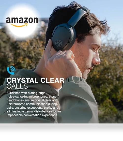 Wireless Headphones with Active Noise Cancelling — Over-Ear Headphones, JLab