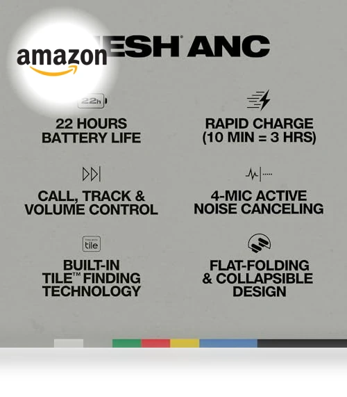 Wireless Over-Ear Bluetooth Headphones with Active Noise Cancelling — Over-Ear Headphones, Skullcandy