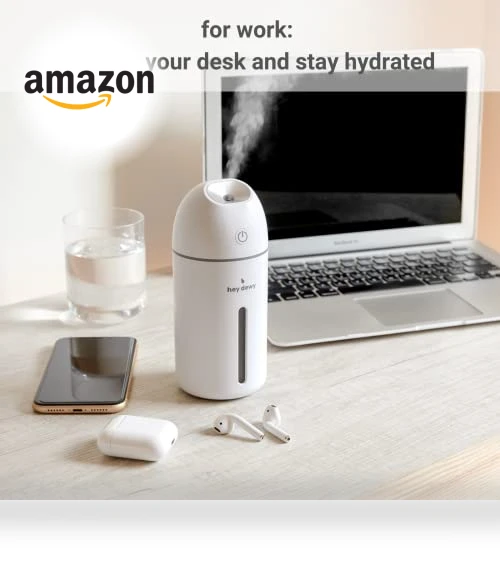 Wireless Rechargeable Cool Mist Humidifier — Air Moisturizers, Hey Dewy