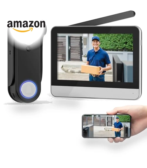 Wireless Smart Video Doorbell System — Kits, WISDOM VIEW