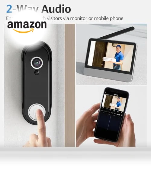 Wireless Smart Video Doorbell System — Kits, WISDOM VIEW