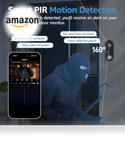 Wireless Smart Video Doorbell System — Kits, WISDOM VIEW