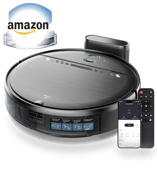 2-in-1 Robotic Vacuum and Mop Cleaner — Smart Cleaning Robots, SHELIKI