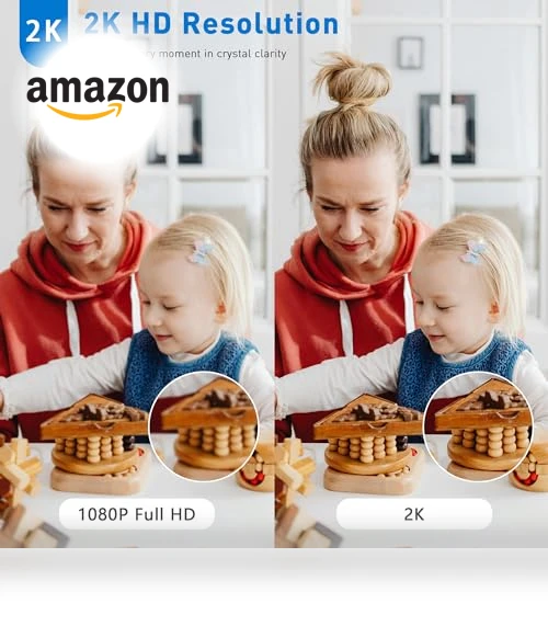 2K Home Security Camera — Baby Monitors