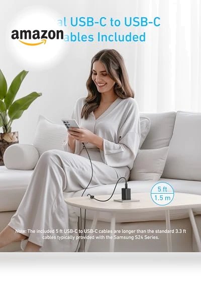 45W USB C Charger Block with PPS Fast Charger — Cables, Anker