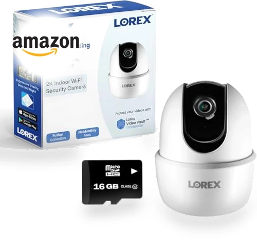 4MP Pan & Tilt Indoor Smart Security Camera — Security Cameras, Lorex
