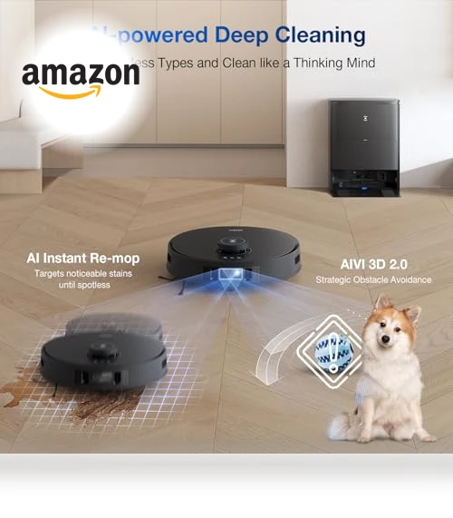 AI Robot Vacuum and Mop — Smart Cleaning Robots, ECOVACS