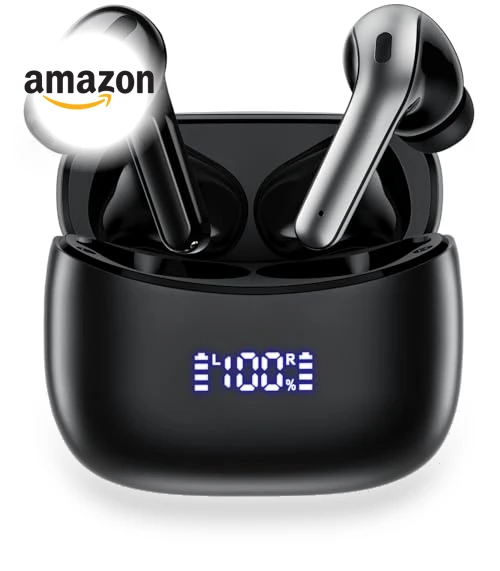 Bluetooth Headphones with LED Display — Audio Gear, ZINGBIRD
