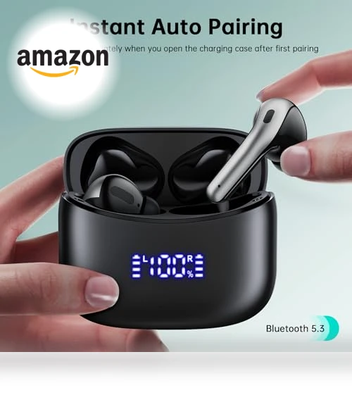 Bluetooth Headphones with LED Display — Audio Gear, ZINGBIRD