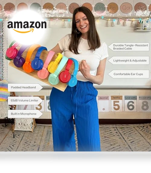 Classroom Headphones Bulk Pack — On-Ear Headphones, AILIHEN