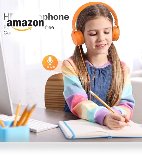 Classroom Headphones Bulk Pack — On-Ear Headphones, AILIHEN