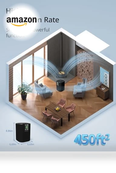 Compact Air Purifier with H13 HEPA Filter — HEPA Air Purifiers, FETIONS