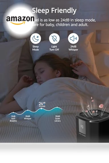 Compact Air Purifier with H13 HEPA Filter — HEPA Air Purifiers, FETIONS