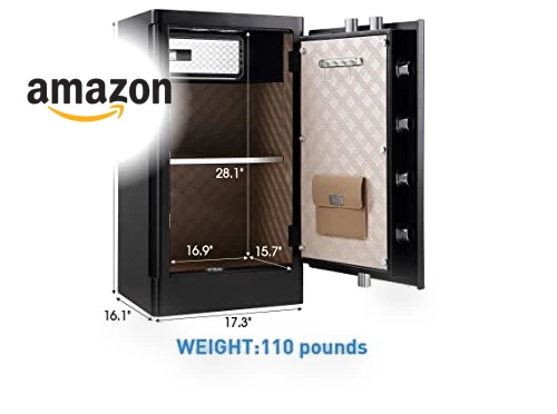 Deluxe Biometric Fingerprint Safe Box — Hotel Safes, Tenamic